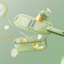 Afbeelding in Gallery-weergave laden, New Multifunction Vegetable Cutter With Basket And Brush Portable Slicer Chopper Kitchen Tools