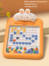 Afbeelding in Gallery-weergave laden, Rabbit magnetic magnetic pen drawing board baby exercise enlightenment magnetic puzzle educational children&#39;s toys
