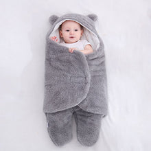 Afbeelding in Gallery-weergave laden, Baby Sleeping Bag Ultra-Soft Fluffy Fleece Newborn Receiving Blanket Infant Boys Girls ClothesSleeping Nursery Wrap Swaddle
